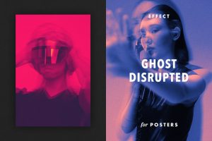 Ghost Disrupted Effect for Posters