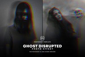Ghost Disrupted Glitch Effect
