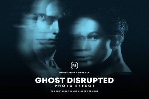 Ghost Disrupted Photo Effect