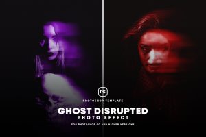 Ghost Disrupted Photo Effect