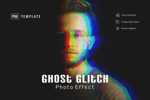 Ghost Glitch Photo Effect