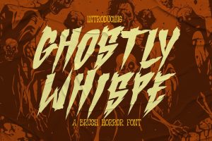 Ghostly Whispe – A Brush Horror Font