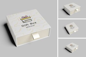 Gift Box Mockup