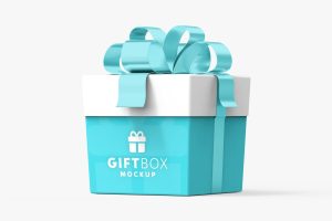 Gift Box Mockup