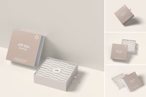 Gift Box Mockup