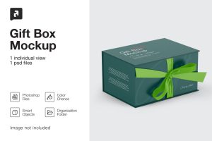 Gift Box Mockup