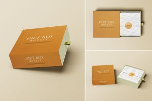 Gift Box Mockup