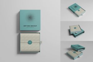 Gift Box Mockup