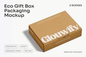 Gift Box Mockup