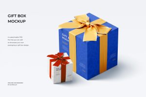 Gift Box Mockup