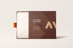 Gift Box Mockup