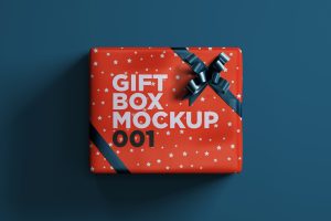 Gift Box Mockup 001