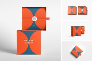 Gift Box Mockups