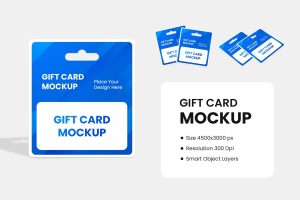 Gift Card Mockup