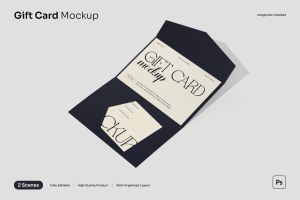 Gift Card Mockup