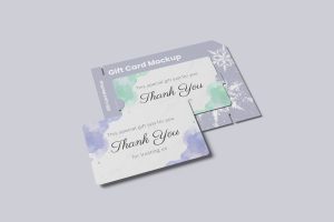 Gift Card Mockup