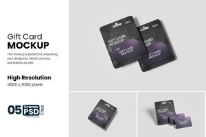 Gift Card Mockup
