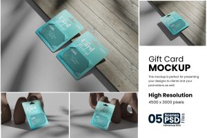 Gift Card Mockup