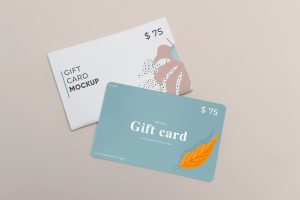 Gift Card Mockup
