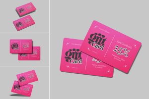 Gift Card Mockup