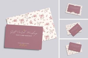Gift Card Mockups