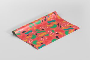 Gift Wrapping Paper Mockup