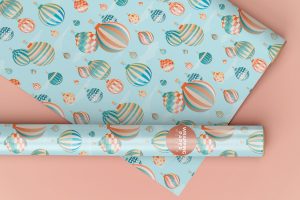 Gift Wrapping Paper Mockup