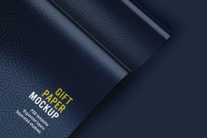 Gift Wrapping Paper Mockup