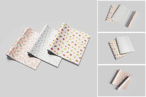 Gift Wrapping Paper Mockup