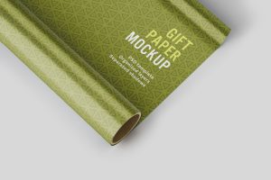 Gift Wrapping Paper Mockup