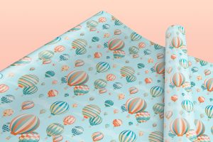 Gift Wrapping Paper Mockup