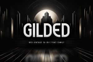 GILDED | Neo Vintage 16-Font Family