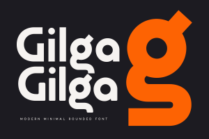 Gilga – Modern Minimal Rounded Font