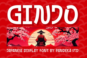 Ginjo – 3 Modern Japanese Font