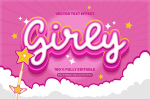 Girly Text Effect