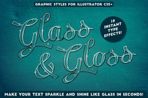 Glass & Gloss Text Effects