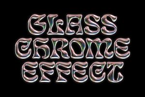Glass Chrome Effect