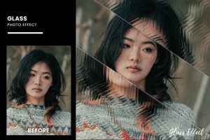 Glass Photo Effect