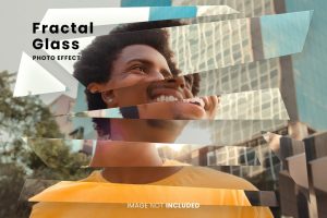 Glass photo effect for photoshop