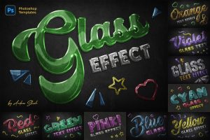 Glass Text Effects