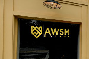 glass window mockup