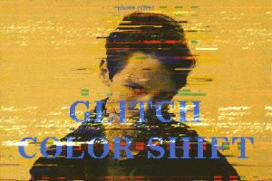 Glitch Color Shift Photo Effect