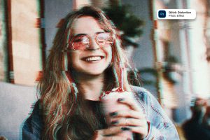 Glitch Distortion Photoshop Effect
