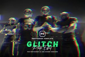 Glitch Effect Photoshop