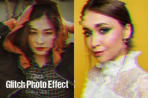 Glitch Effect Photoshop Action