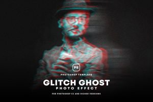 Glitch Ghost Photo Effect