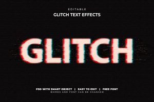 Glitch Text Effects