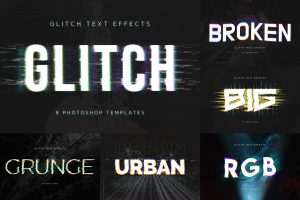 Glitch Text or Logo Effects