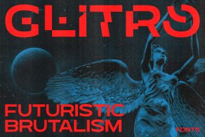 Glitro – Futuristic Glitch Fonts