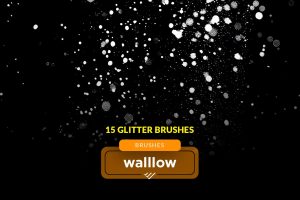 glitter dust photoshop brushes, glitter confetti